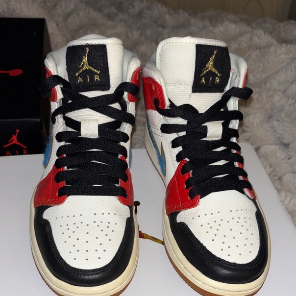 Nike Multicolor Air Jordan 1 High-Top Sneakers with box US SZ 5 - Picture 9 of 12